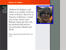 Tablet Screenshot of barbaramhodges.com